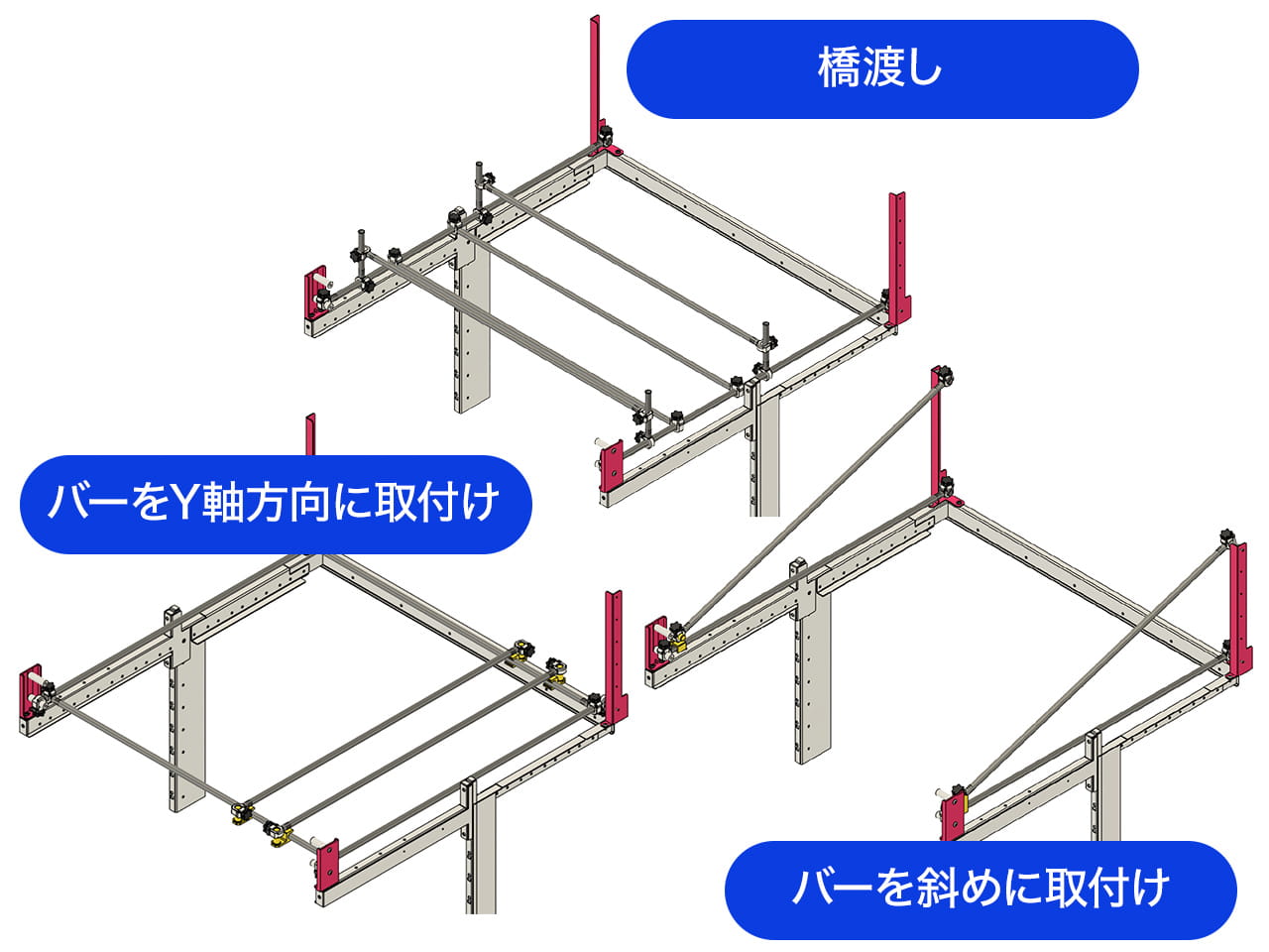 バーサポートフレームキット