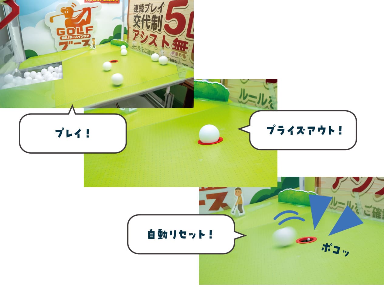 ゴルフ設定キット