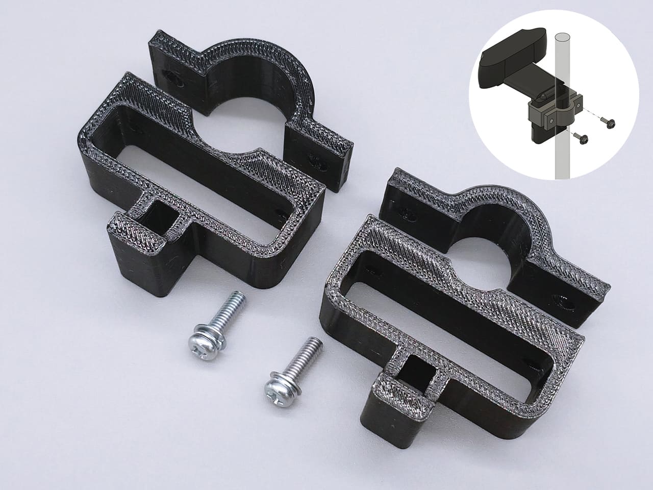 カメラクランプ(パイプ中間用15φ／20φ)