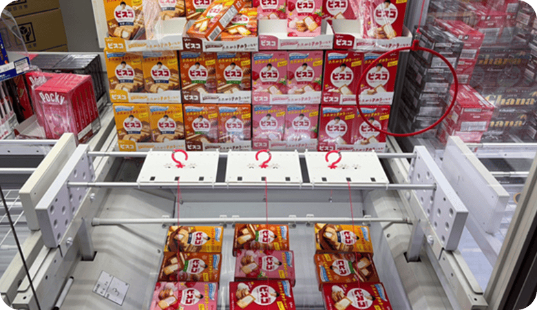 橋渡し・フック釣りのブース設定例